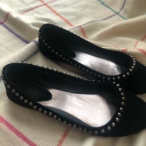 Used black Forever flats